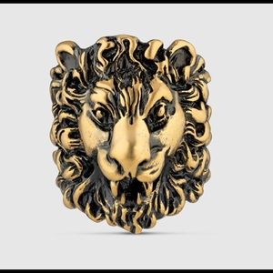 Gucci Gold Lion Ring